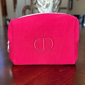 Dior Red Cosmetic Bag Plush/GWP